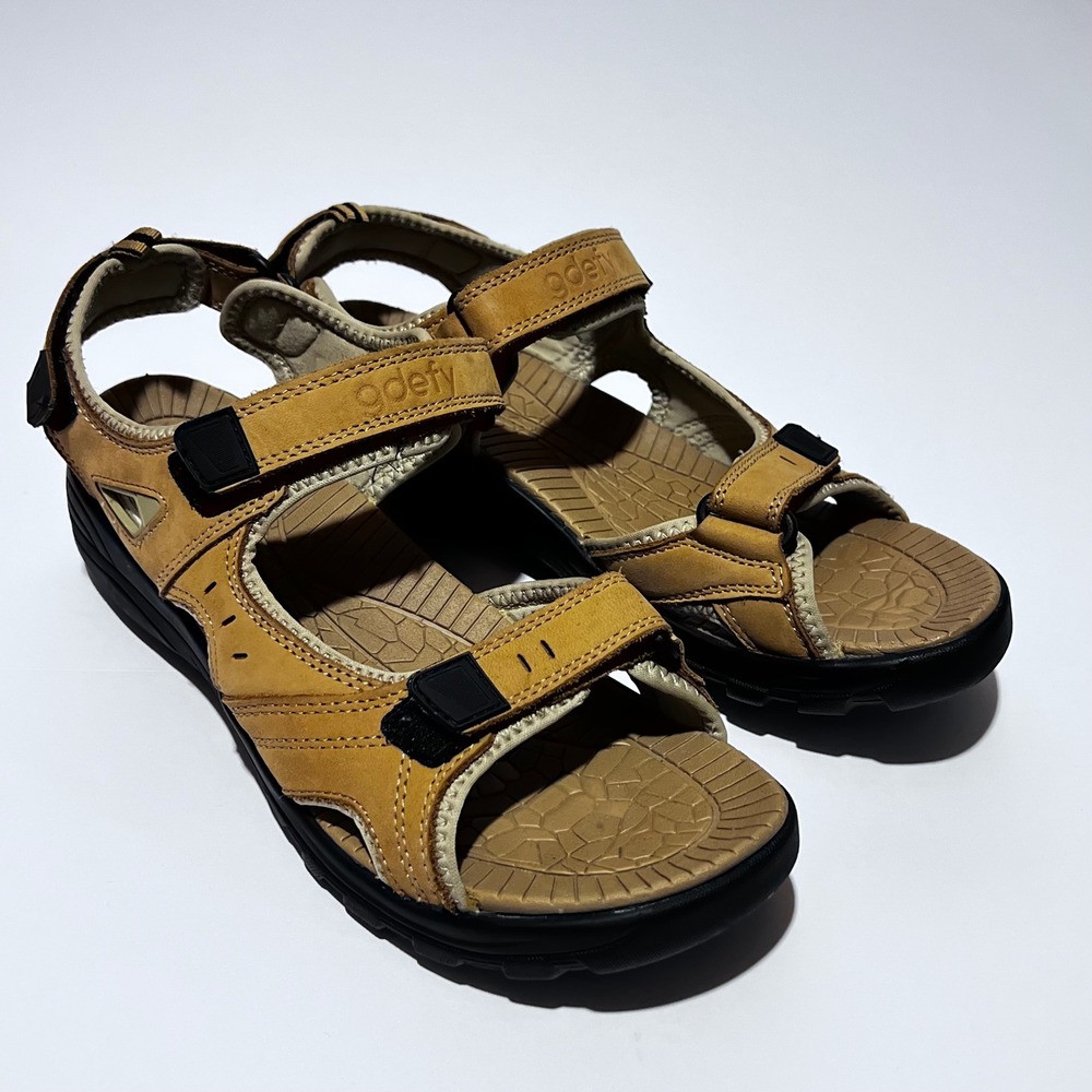 GDefy Sunset Nubuck Sandals VersoShock Arch Support Water Resistant‎ Size 11